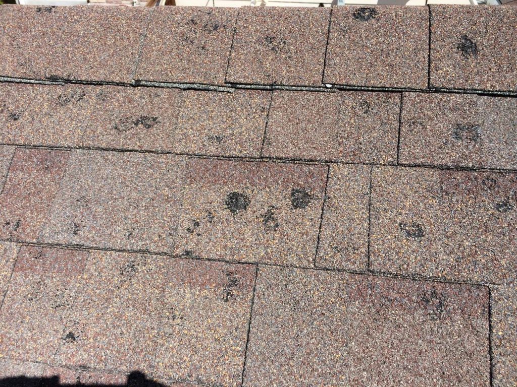 Hail Damage example