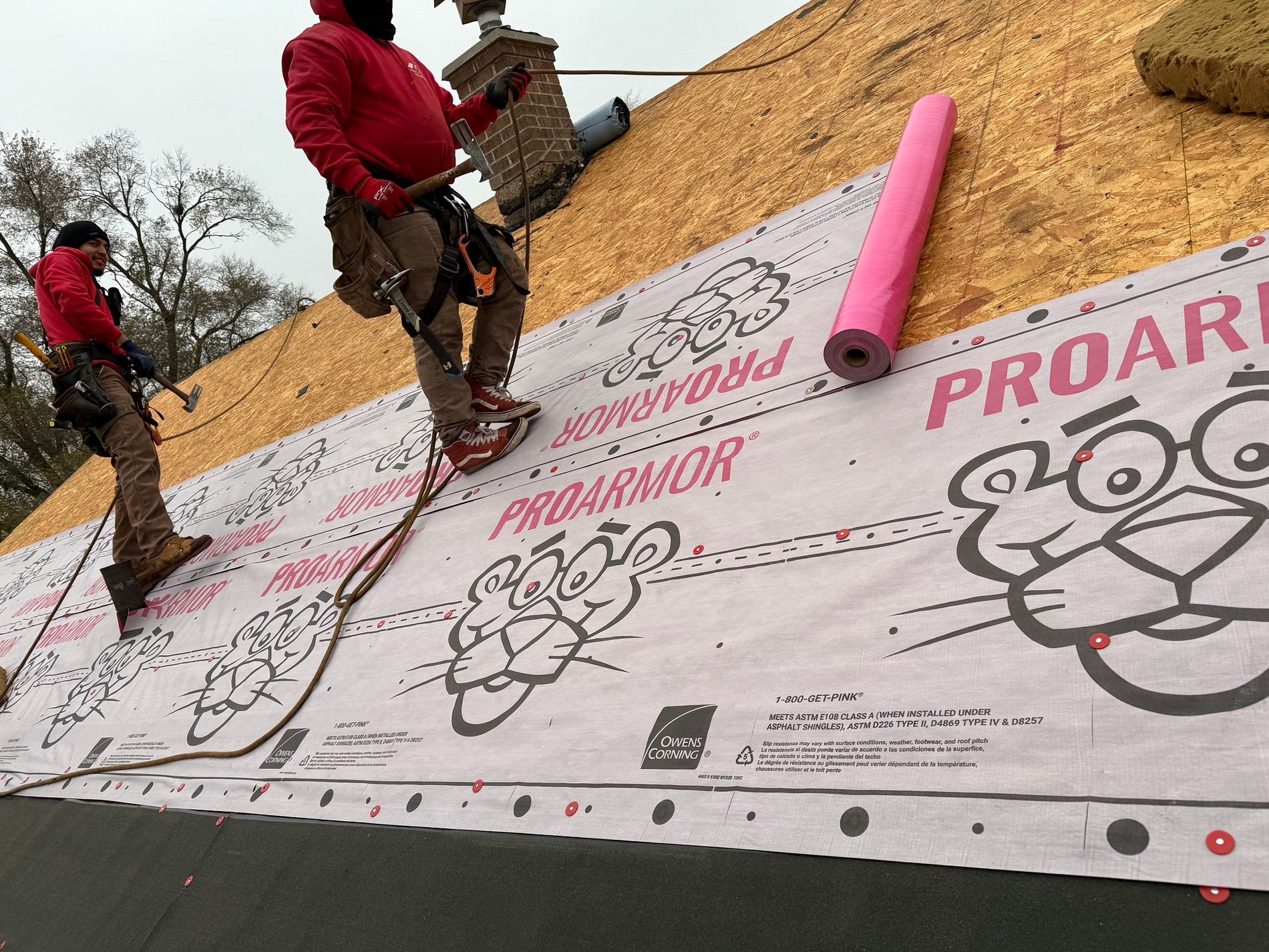 Underlayment & Decking Install